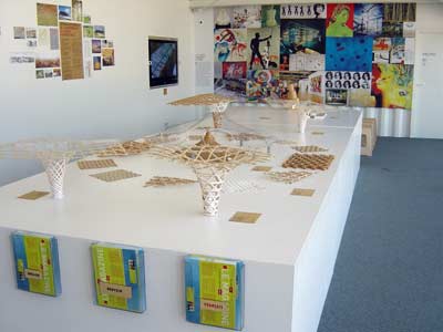 Maison du projet Centre Pompidou Metz maquettes piliers