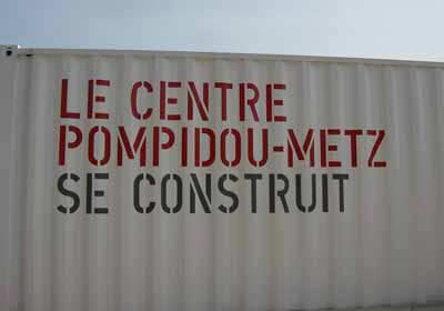 Centre Pompidou de Metz : en travaux