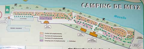 camping de metz plan