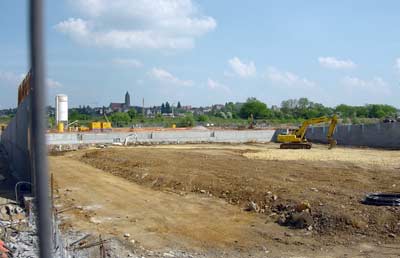 chantier parking centre pompidou de metz