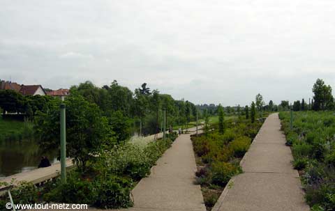 Parc de la Seille à Metz cote riviere 3