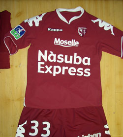 Nouveau maillot FC metz