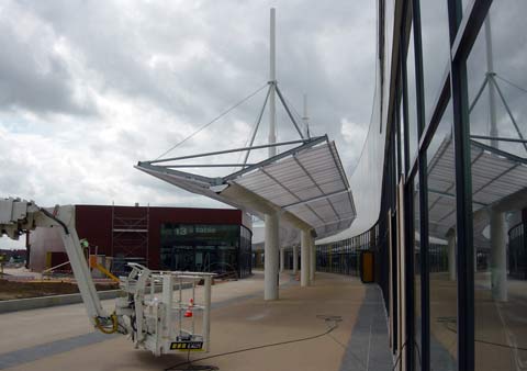 Nouvelle rue commercante dans la ZAC sebastopol de metz